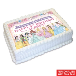 Disney Princess Personalized Edible Icing