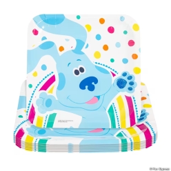 Blue's Clues & You! Square Paper Dinner Plates-8Pk