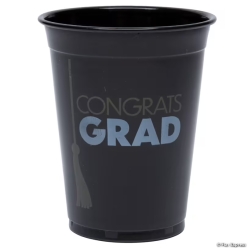 Congrats Grad Disposable Plastic Cups-50Pk