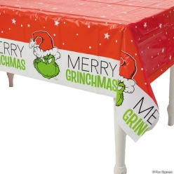 Grinch Merry Grinchmas Tablecloth