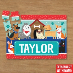 Personalized 30pc Dog Puzzle w/ Name