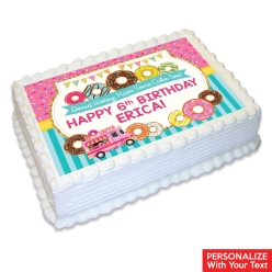 Donut Personalized Edible Icing