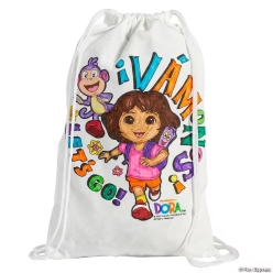 Dora the Explorer CYO Canvas Bags-12Pk