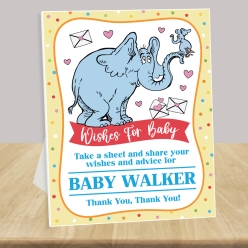 Dr Seuss Baby Shower Wishes For Baby Custom 14