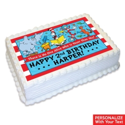 Dr. Seuss Personalized Edible Icing