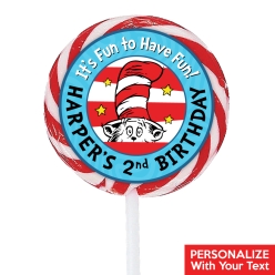 Dr. Seuss PERSONALIZED Lollipops - 12 Pk