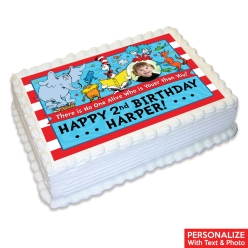 Dr. Seuss Photo Personalized Edible Icing
