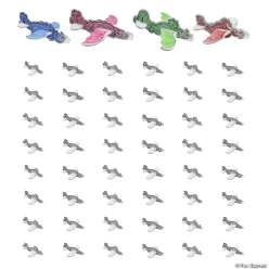 Colour Your Own Dragon Foam Gliders - 48Pk