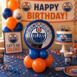 Edmonton Oilers Airfill Mini Balloon Column
