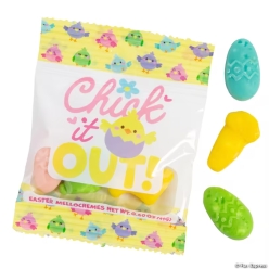 Chick It Out Mellow Creme Easter Candy Bags-50 Packs