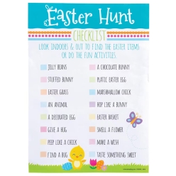 Easter Egg Hunt Checklists - Big 48Pk