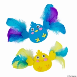 Easter Whimsy Chick Magnet Craft Kits-12Pk
