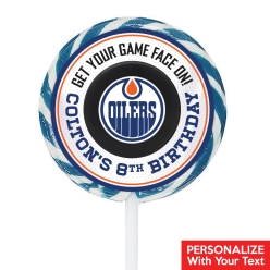 Edmonton Oilers PERSONALIZED Lollipops - 12 Pk