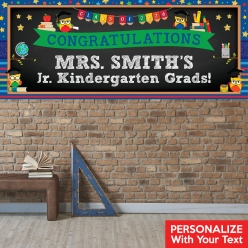 Elementary Grad PERSONALIZED Giant Vinyl Keepsake Banner