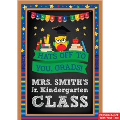Elementary Grad PERSONALIZED Giant Vinyl Keepsake Door Sign