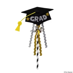 Elementary Graduation Wand Pre-Packaged Craft Kit-12Pk