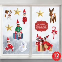 PERSONALIZED Elf on the Shelf Vinyl Window/Wall Decals
