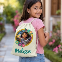 Encanto Mirabel Personalized Name Drawstring Backpack