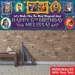 Encanto PERSONALIZED PHOTO Giant Vinyl Keepsake Banner