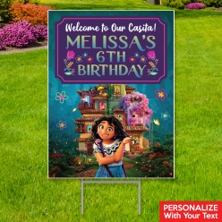Encanto PERSONALIZED Large Yard Sign