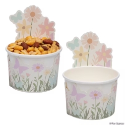 Enchanted Garden Disposable Paper Treat Cups-12Pk