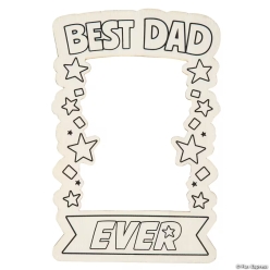 Father's Day CYO Best Dad Ever Craft Kit-12Pk