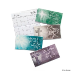 2027 Religious Faith Pocket Calendars-12Pk