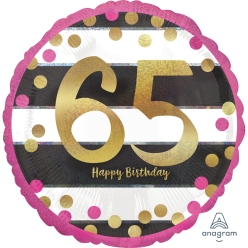 Pink & Gold 65th Birthday 18