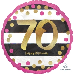 Pink & Gold 70th Birthday 18
