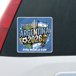 Argentina 2026 FIFA World Cup Soccer Vinyl Decal