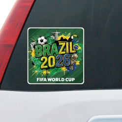 Brazil 2026 FIFA World Cup Soccer Vinyl Decal