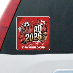 Canada 2026 FIFA World Cup Soccer Vinyl Decal
