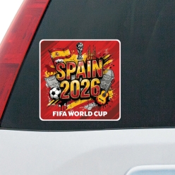 Spain 2026 FIFA World Cup Soccer Vinyl Decal