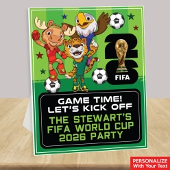 FIFA World Cup Personalized Easel Display Sign