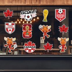Team Canada FIFA World Cup 2026 Huge Window Vinyl Decals 12pk