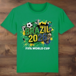 Brazil World Cup Soccer Green T-shirt