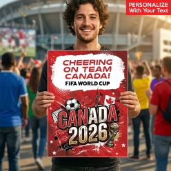 FIFA World Cup Cheer on Canada Corrugated 24