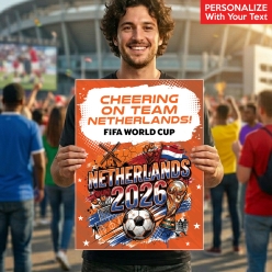 FIFA World Cup Cheer on Netherlands Corrugated 24