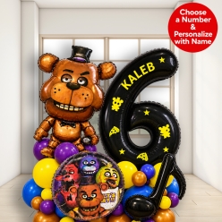 *FNAF Giant Airfill Personalized Balloon Column