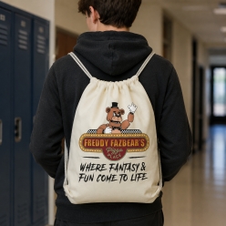 FNaF Fantasy & Fun Drawstring Backpack