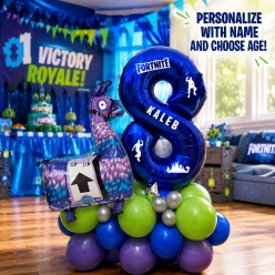 Fortnite 6 Ft Airfill Personalized Balloon Column Kit