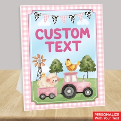 Pink Farm Custom Text 14