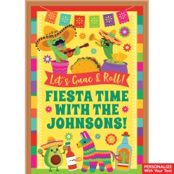 Fiesta PERSONALIZED Giant Vinyl Keepsake Door Sign
