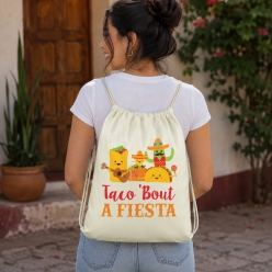 Fiesta Taco Drawstring Backpack