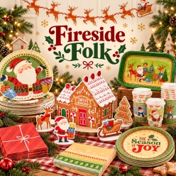 Fireside Folk Christmas Theme