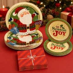 Fireside Folk Christmas Party Pack for 8