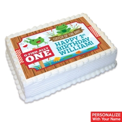 O-Fish-Ally One Personalized Edible Icing