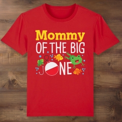 Mommy of the Big ONE Red T-shirt