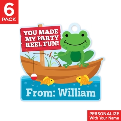 Fisherman PERSONALIZED Thank You Tags - 6 Pk