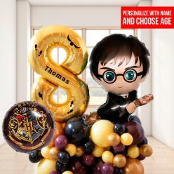 Harry Potter 6 FT Airfill Personalized Balloon Column